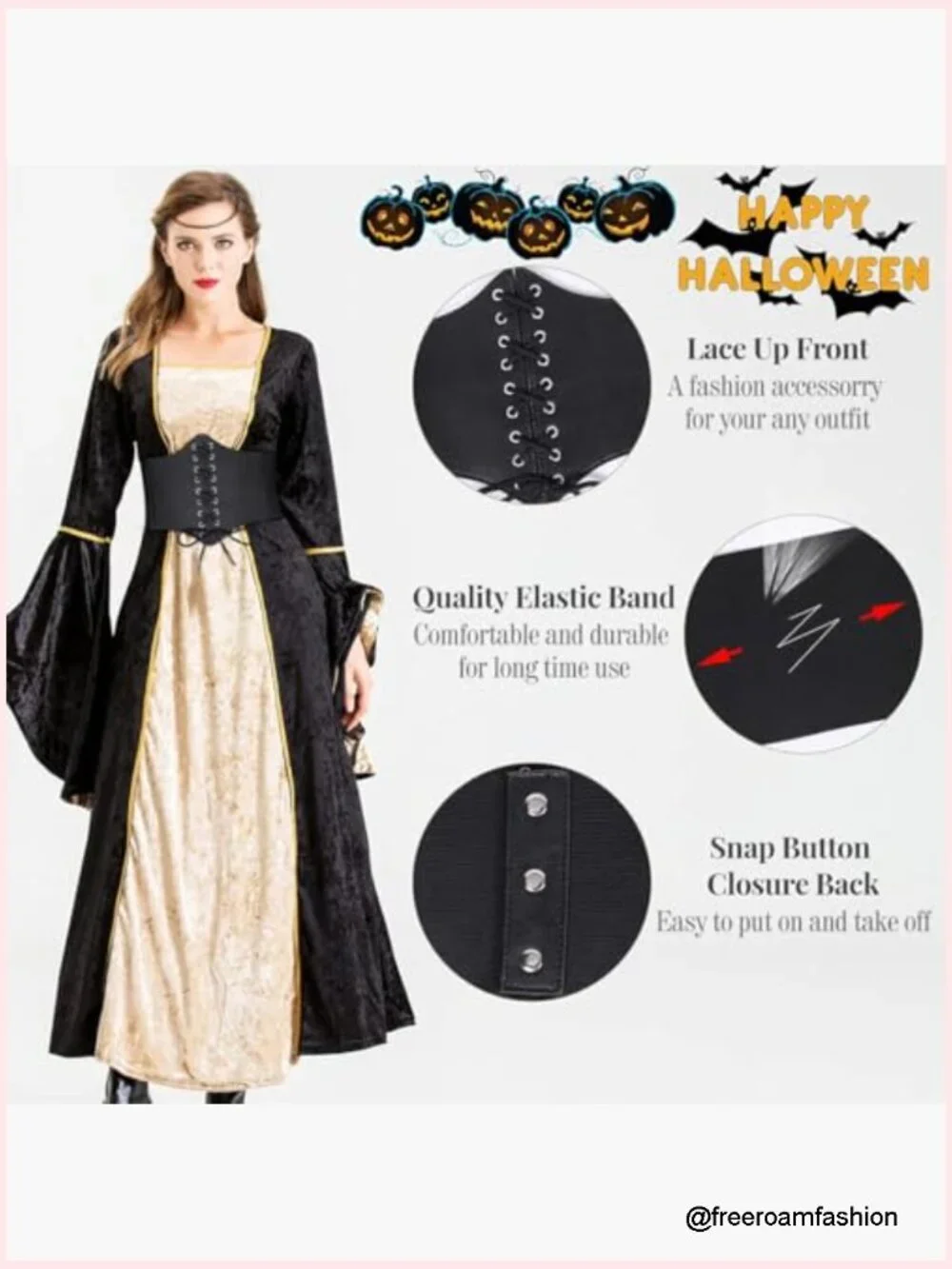 Women's Lace-Up Corset Wide Elastic Waist Belt